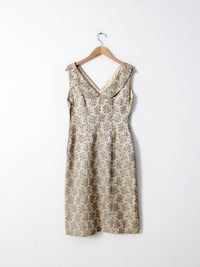 vintage 60s brocade dress