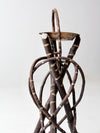 vintage Adirondack twig ashtray stand