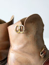 vintage 50s kid's embossed cowboy boots