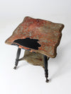 antique claw and ball foot end table