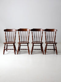 vintage oak dining chairs set of 4