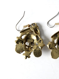 vintage skull dangle earrings