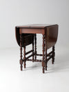 vintage gate leg drop leaf table