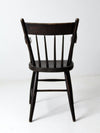 antique stencil back arm chair