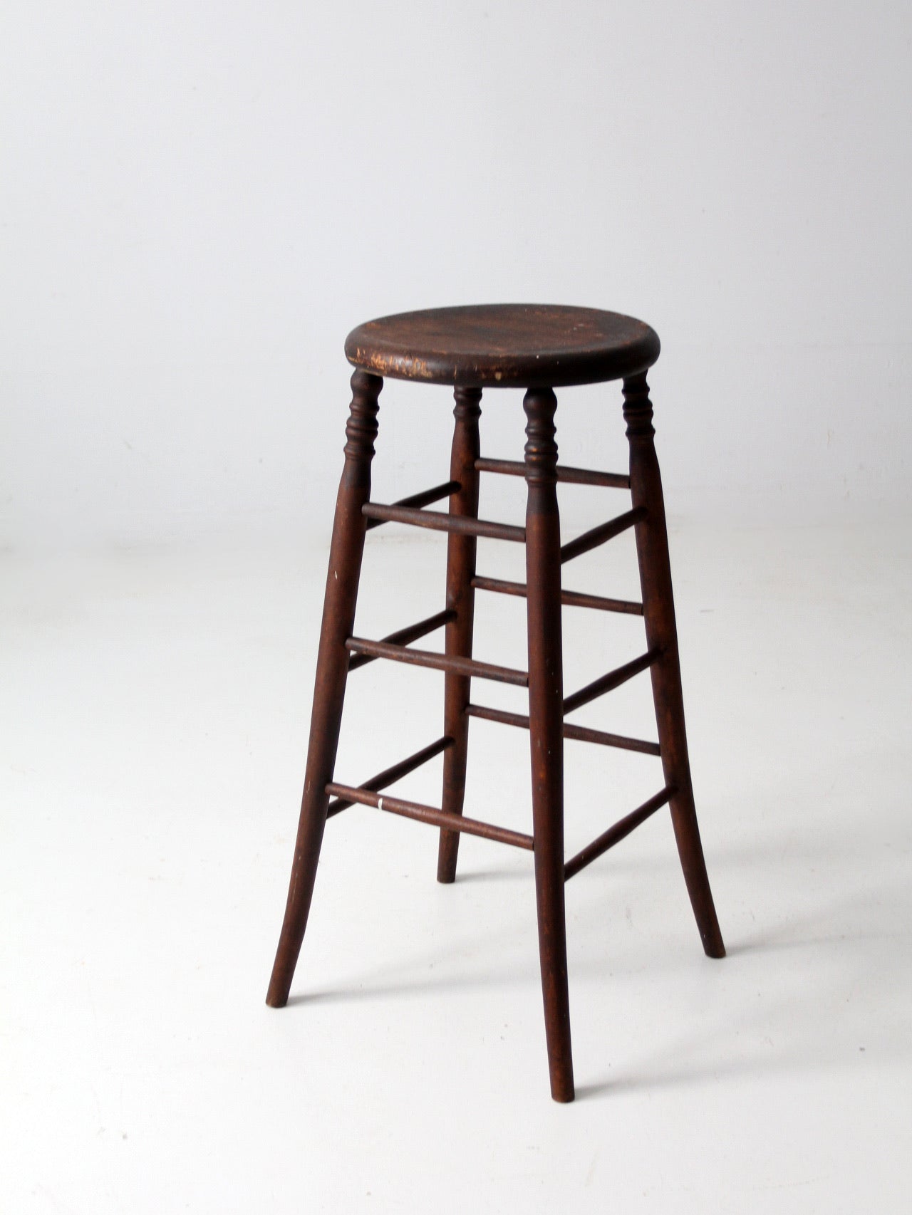 antique wooden stool