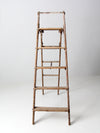 vintage rustic folding ladder