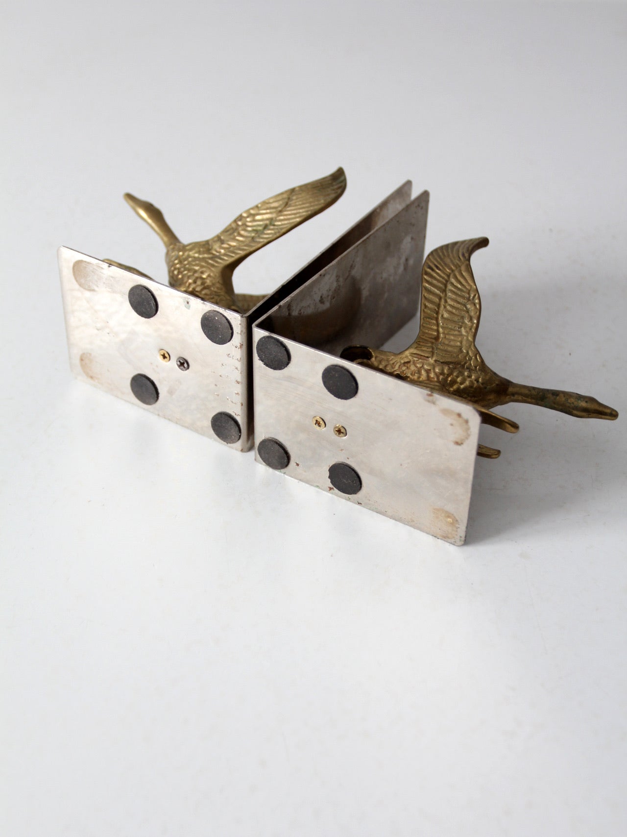 mid-century duck bookends