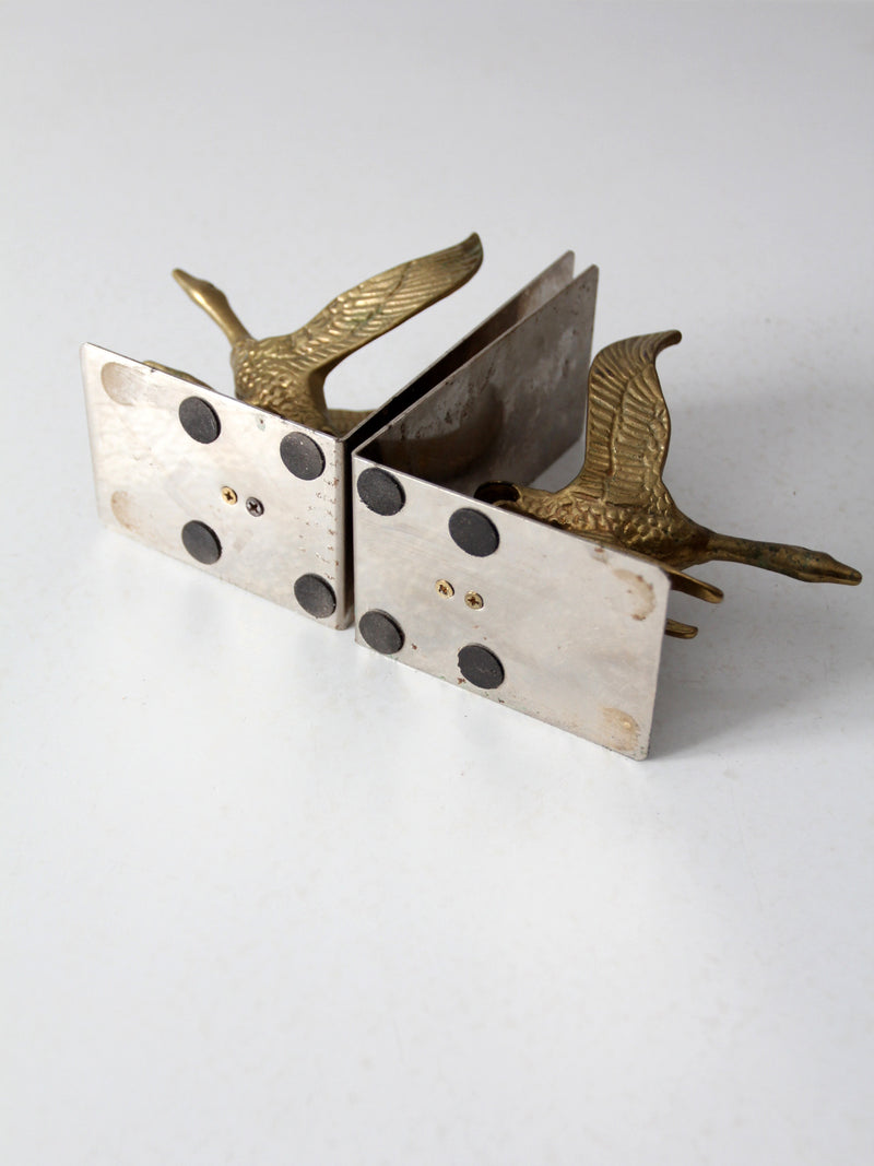 mid-century duck bookends