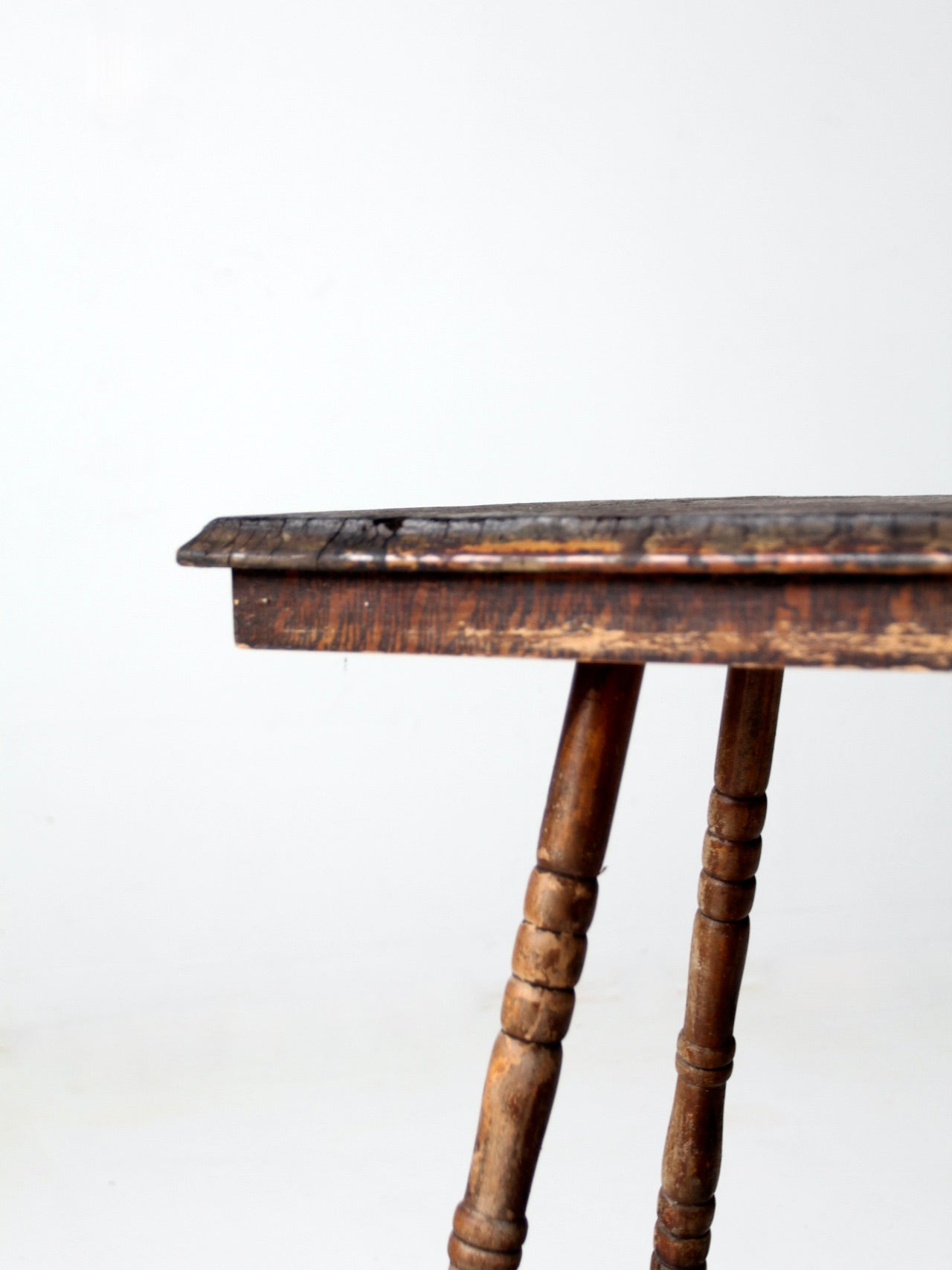 antique claw foot side table