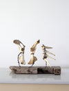 primitive folk art bone sculpture