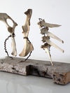 primitive folk art bone sculpture