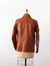 vintage 70s leather rocker jacket