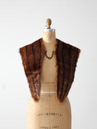 vintage 50s mink fur stole