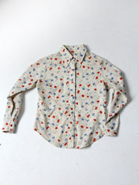 vintage floral shirt