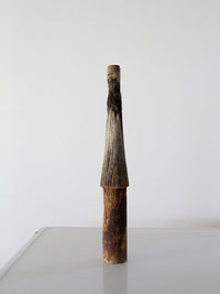 antique wood electric peg post