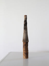 antique wood electric peg post