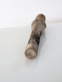antique wood electric peg post