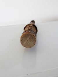 antique wood electric peg post