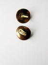 vintage 1940s copper earrings