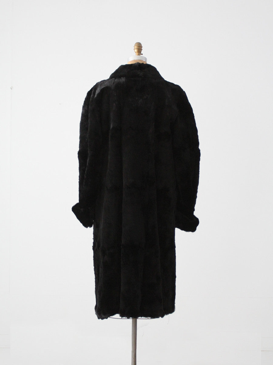 vintage 30s fur coat