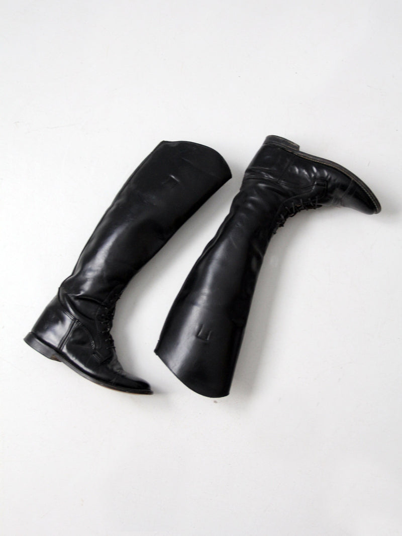 vintage equestrian riding boots by The Emmerson Boot, size 6.5