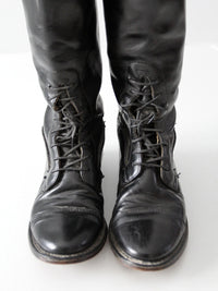 vintage equestrian riding boots by The Emmerson Boot, size 6.5
