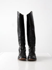 vintage equestrian riding boots by The Emmerson Boot, size 6.5