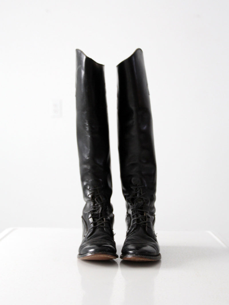 vintage equestrian riding boots by The Emmerson Boot, size 6.5