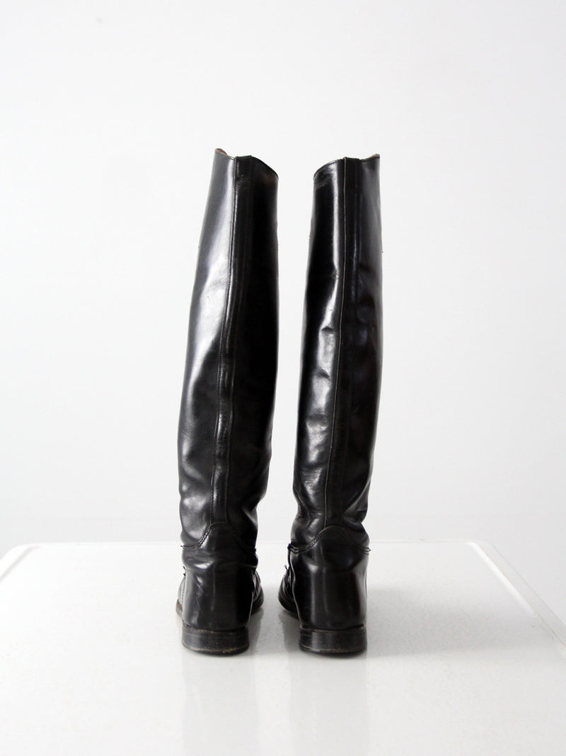 vintage equestrian riding boots by The Emmerson Boot, size 6.5