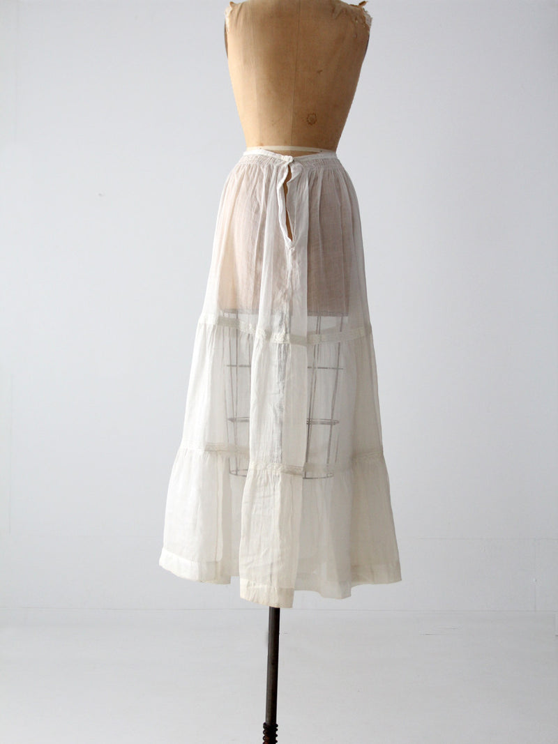 antique Victorian petticoat skirt