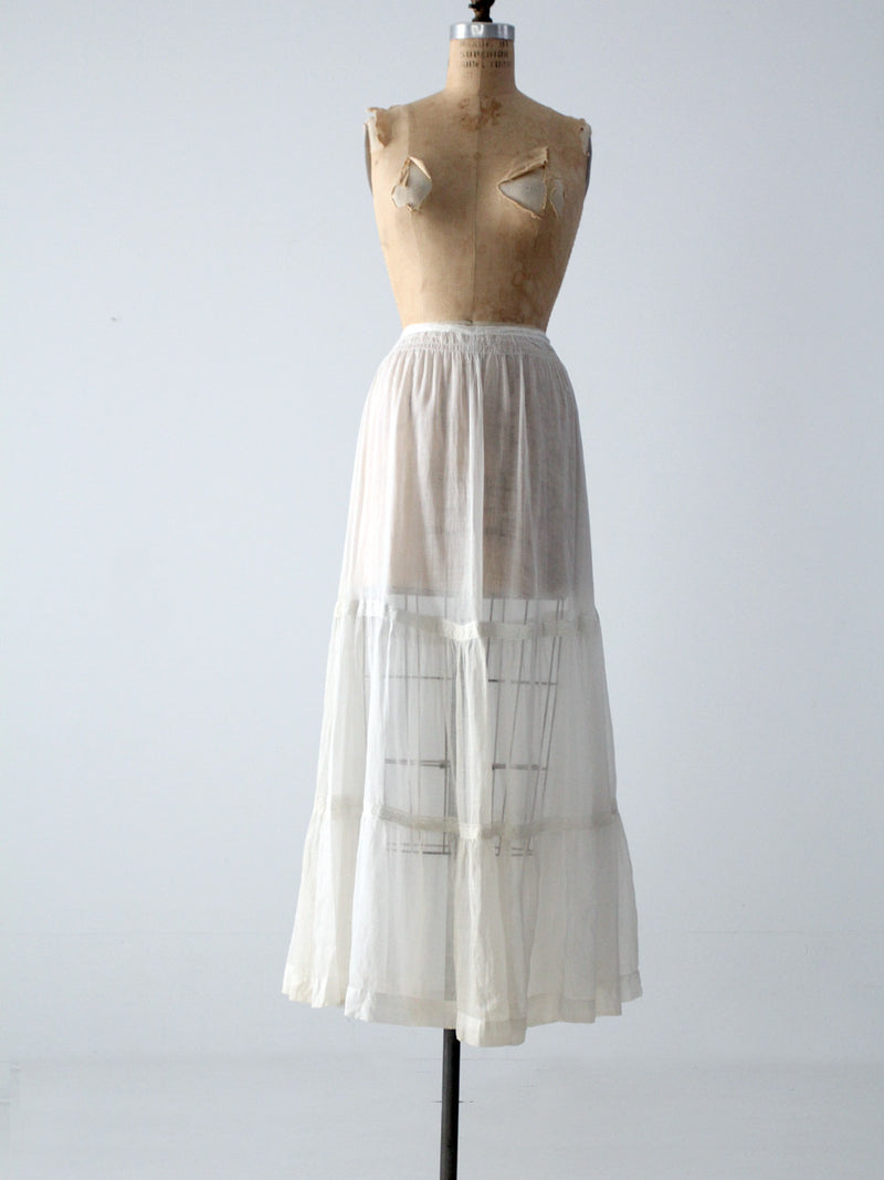 antique Victorian petticoat skirt