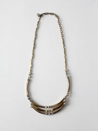 vintage 60s rhinestone necklace