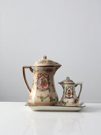 vintage Japanese porcelain tea set