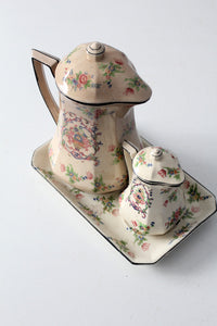vintage Japanese porcelain tea set