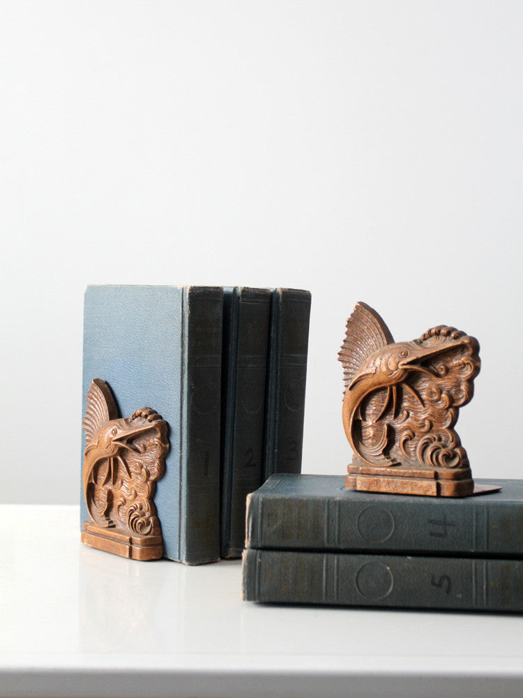 vintage Syroco bookends