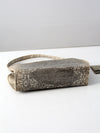 vintage lizard skin bag