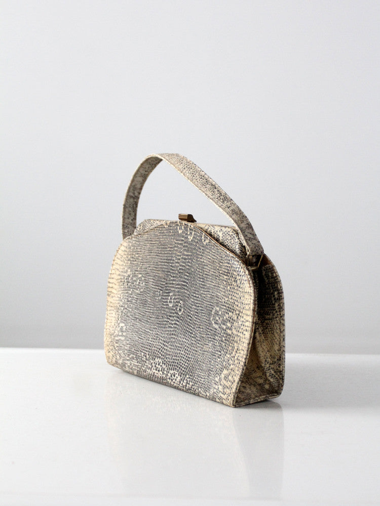 vintage lizard skin bag