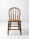 antique primitive spindle back chair