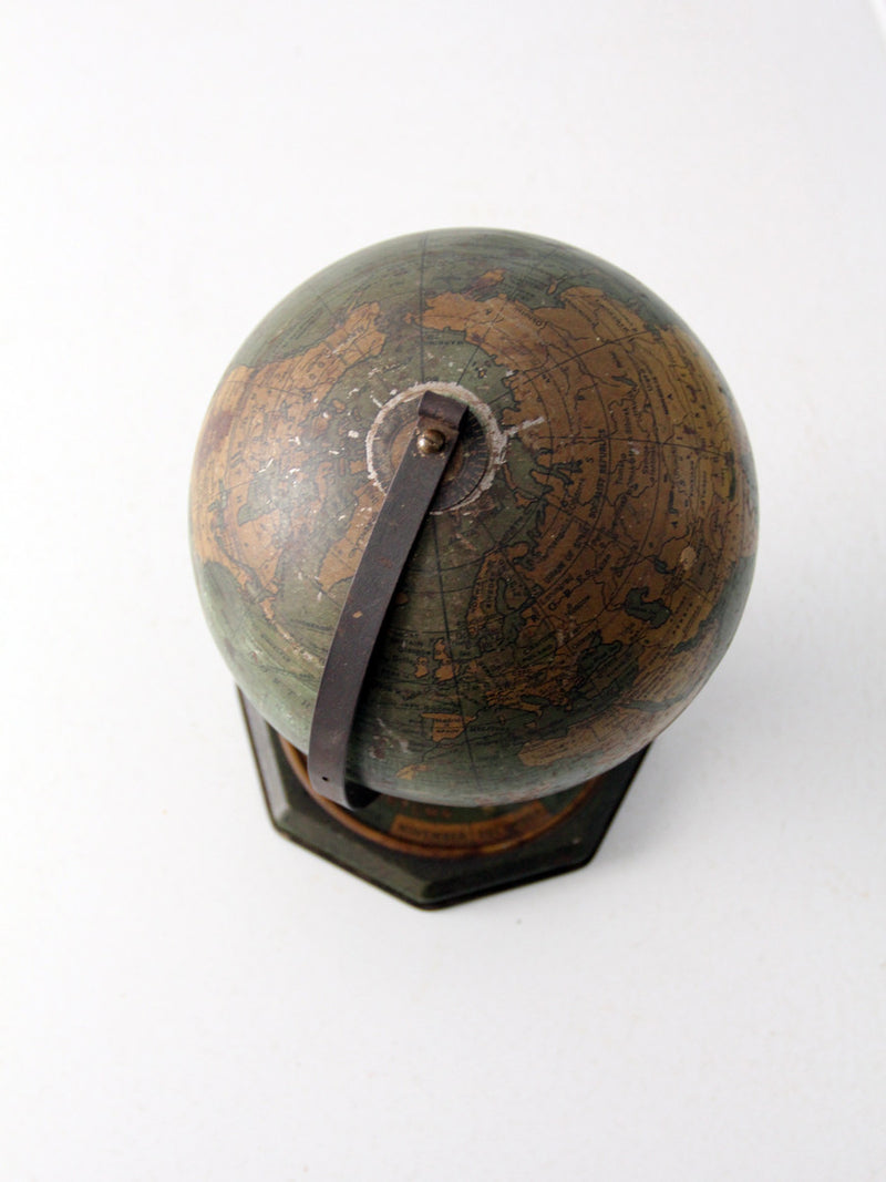vintage 1930s J. Chein tin globe