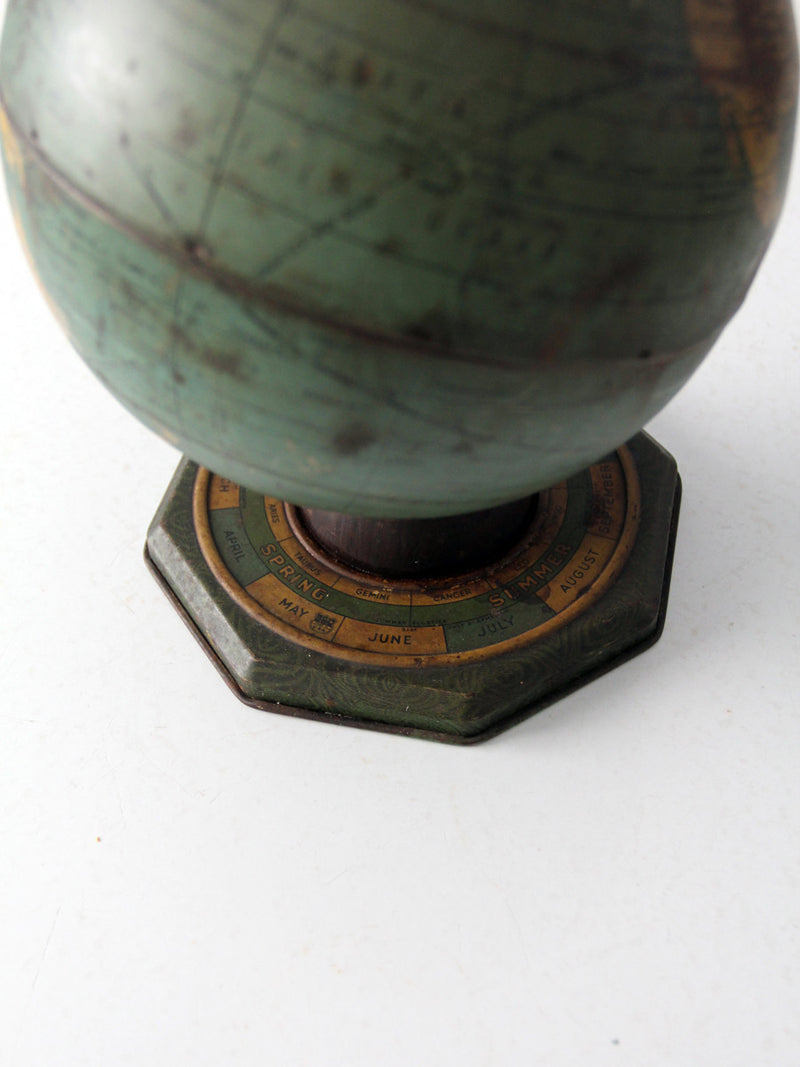 vintage 1930s J. Chein tin globe