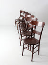 antique bentwood cafe chair set of 6