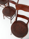 antique bentwood cafe chair set of 6