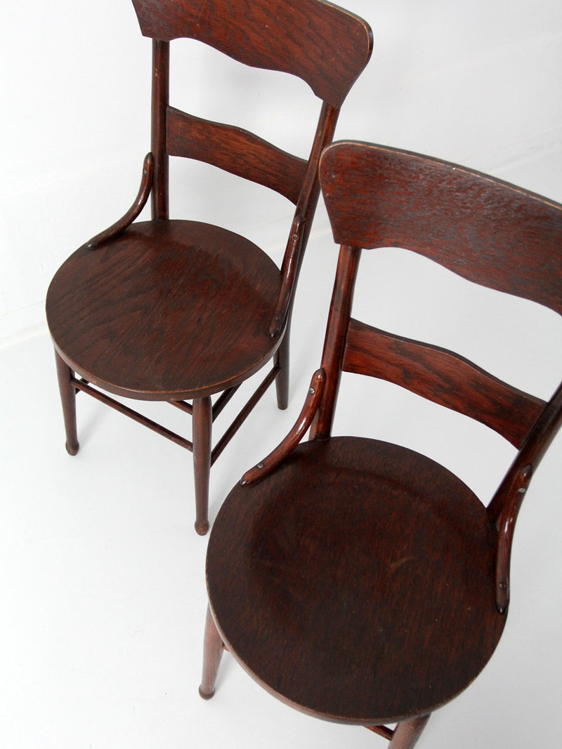 antique bentwood cafe chair set of 6