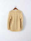 vintage 80s oversize v-neck sweater
