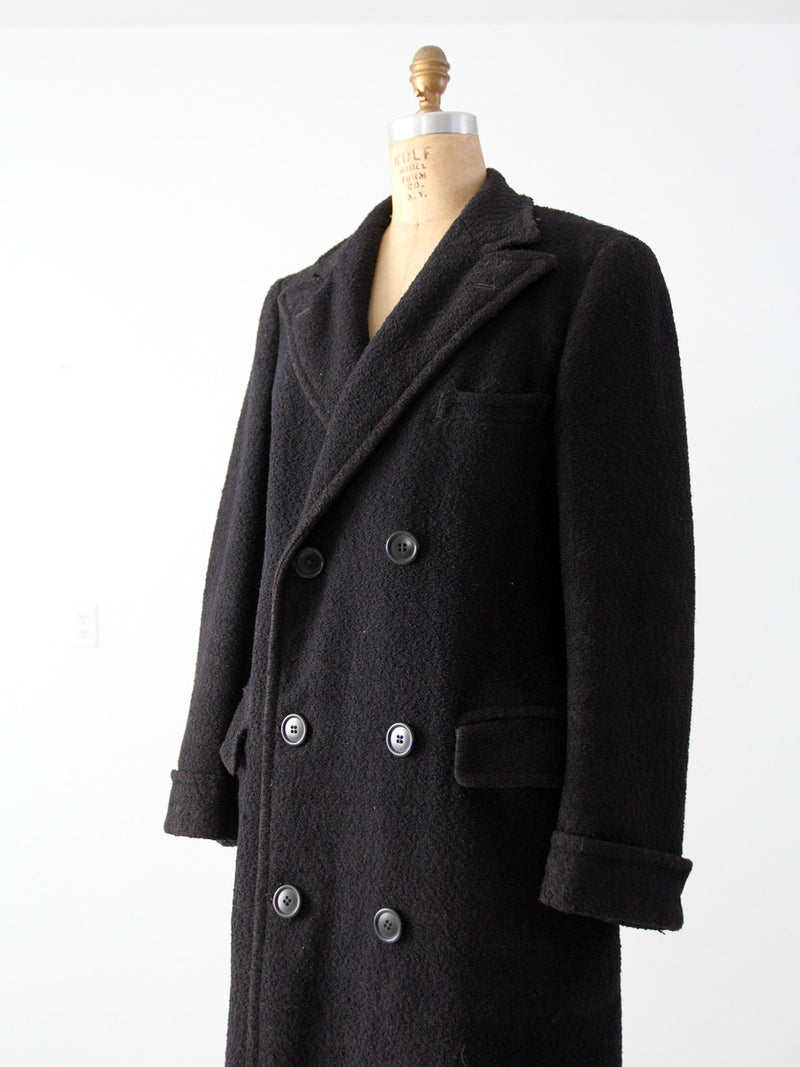 vintage 30s JC Penney Co. men's wool top coat – 86 Vintage