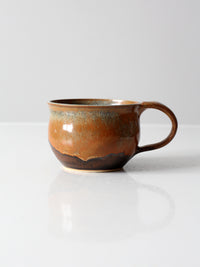 vintage studio pottery mug