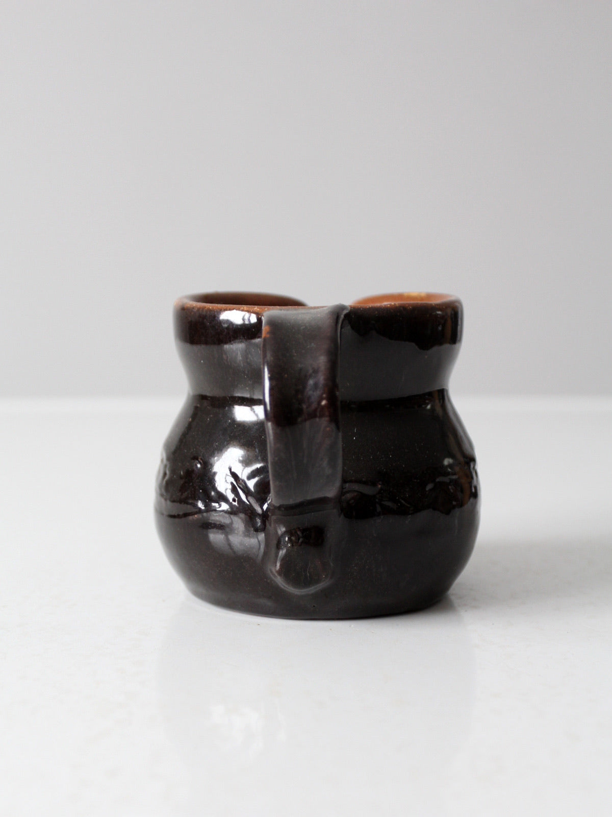 vintage studio pottery creamer pitcher