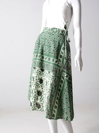 vintage boho wrap skirt