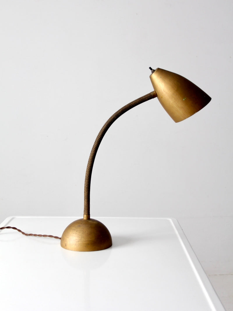 mid-century gooseneck table lamp