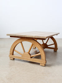 Monterey style "wagon wheel" coffee table circa 1940